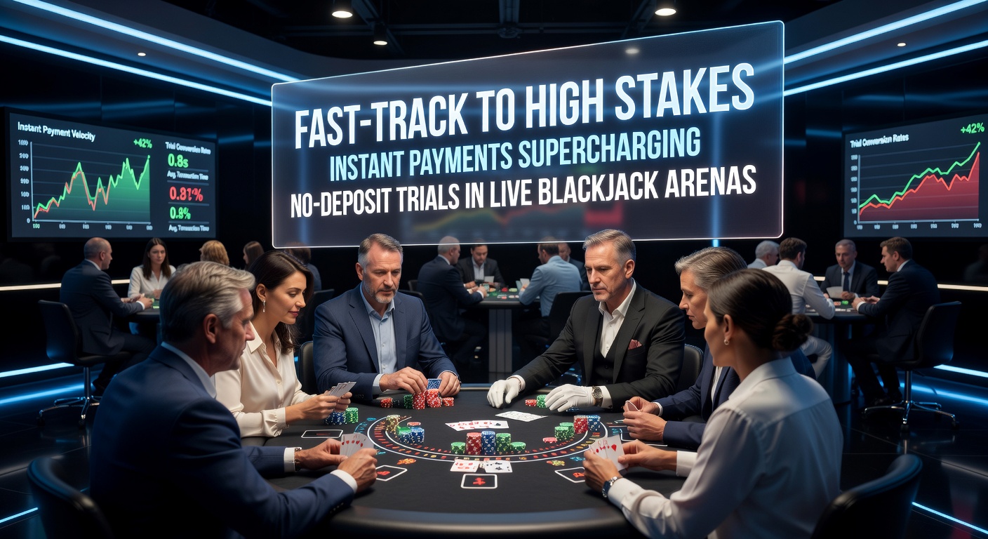 Progressive slot reels spinning with no-deposit bonus overlays and instant payment confirmation pop-ups, jackpot meter climbing amid vibrant casino lights