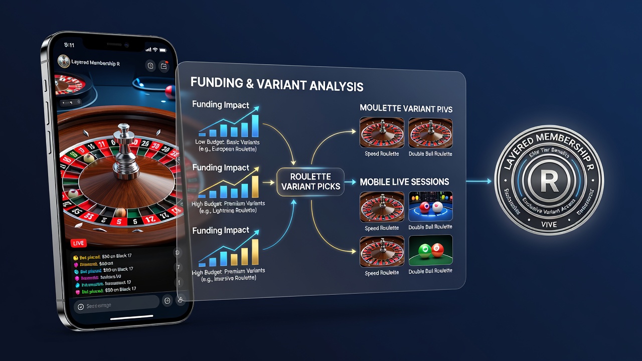 Live dealer roulette table on mobile screen with loyalty tier progress indicator