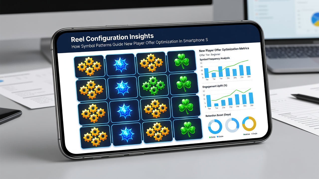 Close-up view of slot symbols on a mobile device highlighting pattern formations such as stacked wilds and bonus icons
